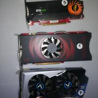 lotto schede video PCI  Ddr5  1gb perfetti 