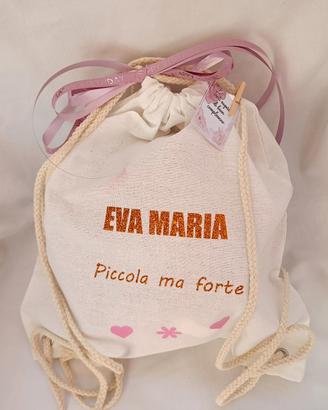 peluche e sacca personalizzate 