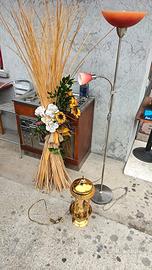 lampada ornamentale composizione di fiori 