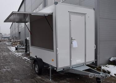 Rimorchio  per ambulanti e street food da 750 Kg.