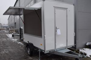 Rimorchio  per ambulanti e street food da 750 Kg.