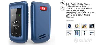 Cellulare per anziani, bambini, di riserva.