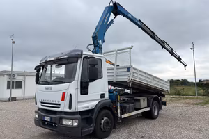 IVECO EUROCARGO ML140E22 GRU + RIBALTABILE