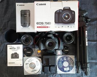 Canon EOS 750D + accessori