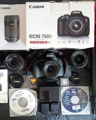 Canon EOS 750D + accessori