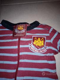 Pigiama calcio west ham United baby neonati baby 3