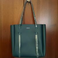 Borsa verde petrolio Cacharel