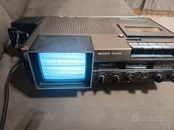 TV radio cassette SONY FX 412 E