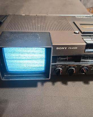 TV radio cassette SONY FX 412 E