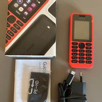nokia 130 dual sim, rosso + pover bamk 2000 mha