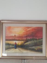 dipinto olio su tela 
