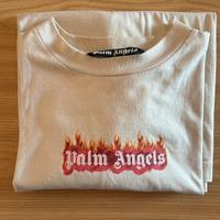 Maglia Palm Angels “Garment Dye Burning Logo”