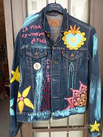 Giubbotto jeans denim Levi's Frida Kahlo