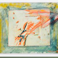 Bonora gustavo 1930-2014 tecnica mista su tela