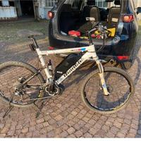 ebike full bianchi trasformata 