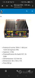 Amplificatore 50W 144Mhz radioamatori 