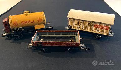 Marklin HO vagoni in metallo anni '40