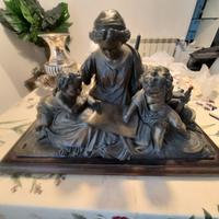 Trittico bronzeo fine '800