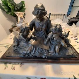 Trittico bronzeo fine '800