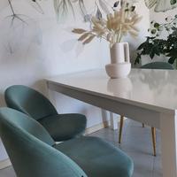 Tavolo bianco rettangolare 140x80 cm