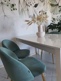 Tavolo bianco rettangolare 140x80 cm