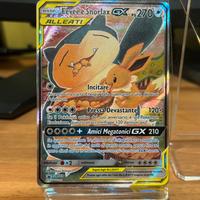 Eevee e Snorlax GX Alleati Promo SM169 ITA