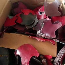 Coperture in pelle vari colori, dimensioni cm 8