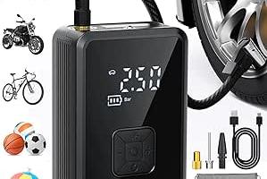Oasser Mini Compressore Aria Portatile Auto, 150PS