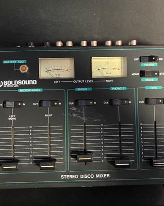 Mixer audio analogico Goldsound GS-100