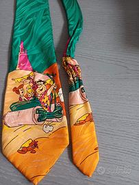 Cravatta Vintage Hanna-Barbera "The Flintstones" 