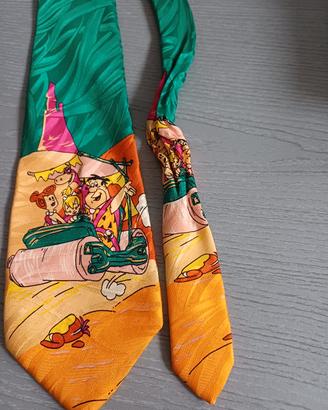 Cravatta Vintage Hanna-Barbera "The Flintstones"