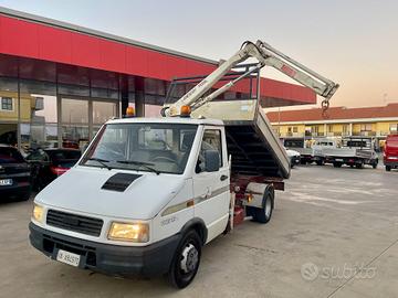 Iveco Daily 35.12 Cassone Ribaltabile e Grù Bonfig