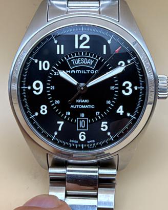HAMILTON KHAKI FIELD DAY DATE AUTOMATICO