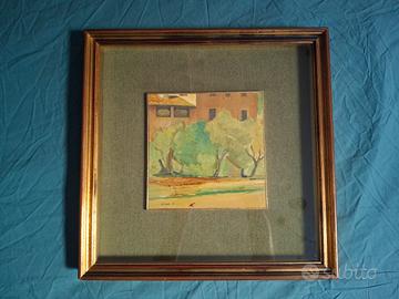 Quadro olio Gaetano Frigeri 1960