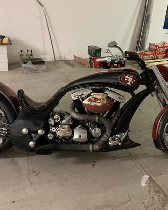 Harley davidson custom nfl 49rs