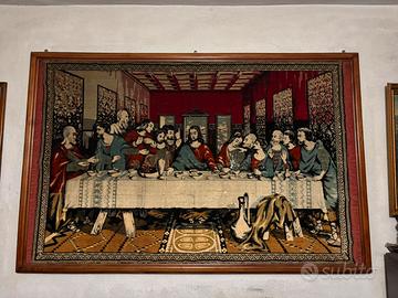 Quadro a mo’ di tappeto “ultima cena”