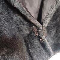 Pelliccia ecologica colore grigio