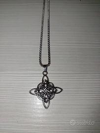 Collana nodo celtico Portafortuna Amuleto 