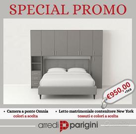 Cameretta a ponte + Letto contenitore -PROMO 43