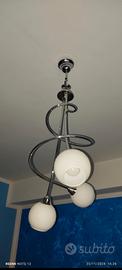 Lampadario con lampade
