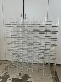 Porta bottiglie in plexiglass da terra