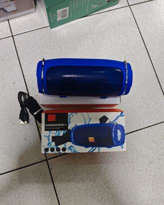 Cassa Bluetooth Portatile Charge Mini 4+ Blu - Alt