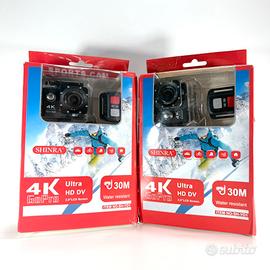 2 go pro ultra 4k con tutti gli avcessori nuove