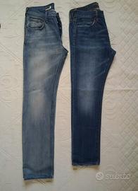 Jeans H&M Tg IT 38 W29, American Eagle Tg 30/30