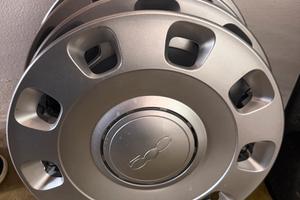 Copricerchi borchie fiat 500