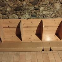 mensola portaoggetti in legno 