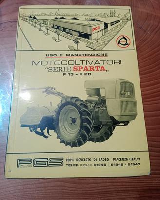 Libretto Uso Manutenz. Motocoltivatore Sparta PGS