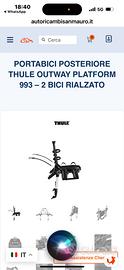 portabici posteriore THULE OUTWAY PLATFORM