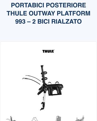 portabici posteriore THULE OUTWAY PLATFORM