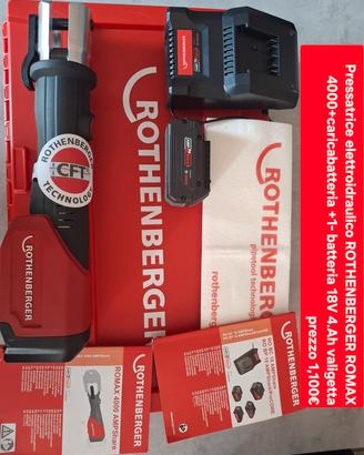 Pressatrice elettroidraulico ROTHENBERGER ROMAX 